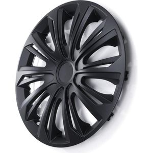 STRONG - Wieldoppen 15 "" mat Toepassing: STALEN WIELEN 15 INCHEN - Zwart - 4stuk