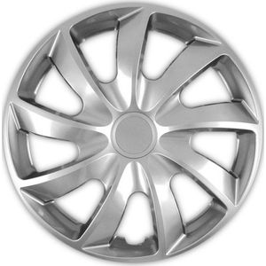 NRM QUAD SILVER - Wieldoppen - Zilver - 17 Inch - Set van 4