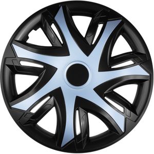 NRM - N-Power Wieldoppen 14"" - Set van 4 stuks - Azur / Zwart