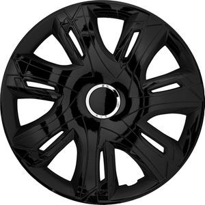 NRM - Supernova Wieldoppen 16 ""| ABS kunststof - ZwartGelakt