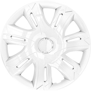 NRM - Wieldoppen - Supernova wit gelakte 15'' - 4 stuks