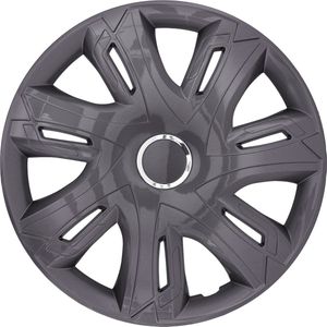 NRM - Supernova Wieldoppen 16 ""| ABS kunststof - Grafiet Gelakt