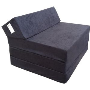 Matras Futon fauteuil, opvouwbaar, opvouwbaar, verschillende kleuren, lengte 200 cm (0001)