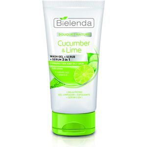 Bielenda Bouquet Nature Cucumber & Lime 3in1 Wash Gel 150 g