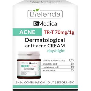 Bielenda Dr. Medica Acne Gezichtscrème  voor Vette Huid met Acne Neiging 50 ml