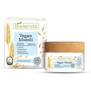 Bielenda - Vegan Muesli Hydraterende Crème - Gezichtscreme - Voor Dag & Nacht
