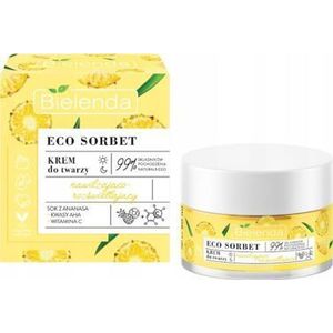 Bielenda Eco Sorbet Pineapple Face Cream Moisturizing And Brightening 50 ml