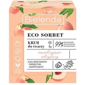 Bielenda - Eco Sorbet Peach - Gezichtscrème - Hydraterend en Voedend - 50 ml