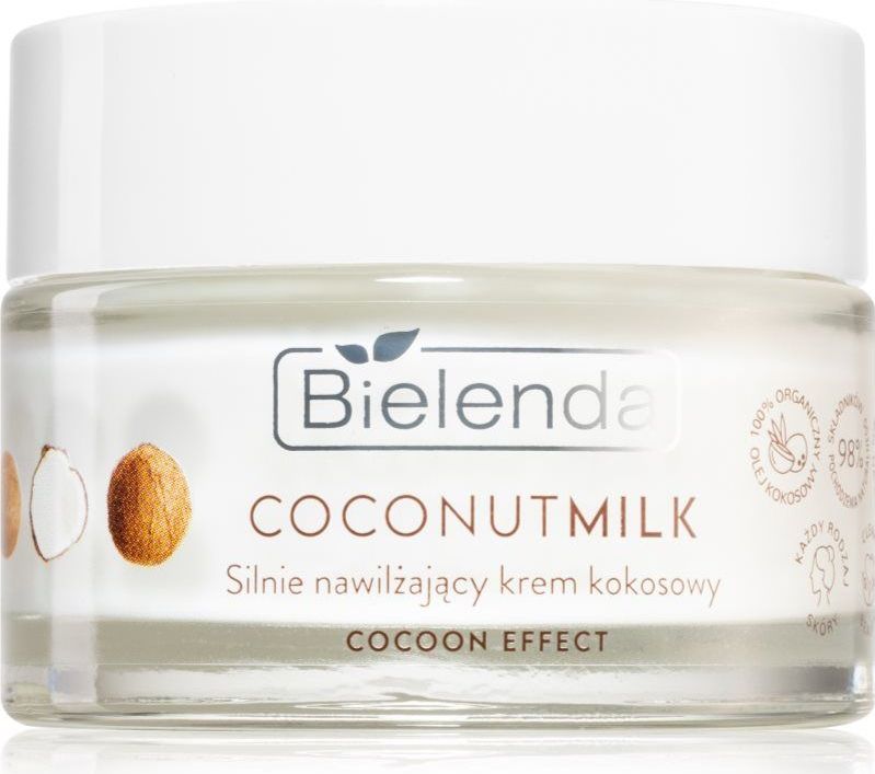 Bielenda - Moisturizing Coconut Face Cream - Gezichtscrème - 50 ml - Kokosolie