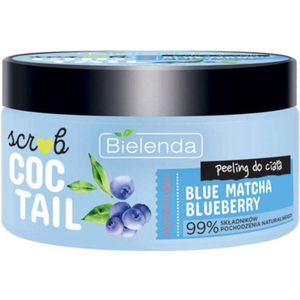 Bielenda - Coctail Scrub - Lichaamspeeling - Blauw Matcha - Bosbes - 350 g