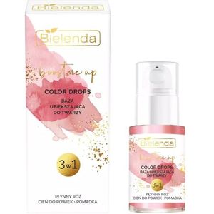Bielenda Boost Me Up Color Drops Facial Beauty Base 3 in 1 Blush/Eyeshadow /Lipstick 15 ml