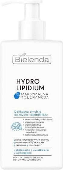 Bielenda - Hydro Lipidium Maximum Tolerance - Reinigingsemulsie - 300 ml