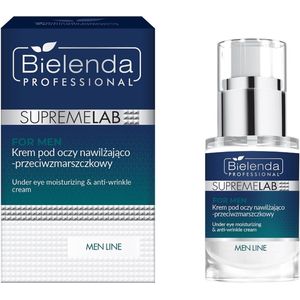 Bielenda - Supremelab Men Line - Oogcrème - 15 ml - Hydraterend en Rimpelvermindering