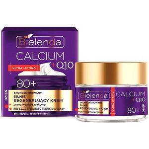 Bielenda Calcium + Q10 Concentrated Strongly Regenerating Anti-wrinkle Day Cream 80+ 50 ml