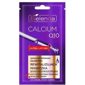 Bielenda - Calcium + Q10 - Gezichtsmasker - Anti-Rimpel - 8 g