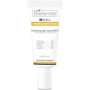 Bielenda Dr. Medica Overpigmentation Gezichts Nachtcrème met exfoliërende werking 30 ml