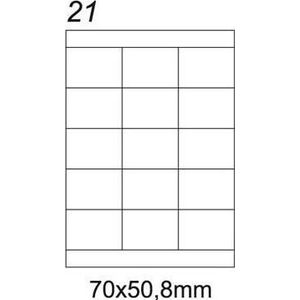 Emerson LABEL A4 70X50,8MM 100 ARK ETA4070X508W