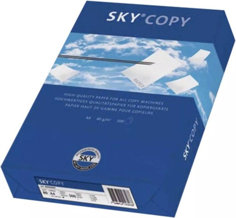 Ruhhy Papier A4 80g Kopieerpapier - Ideaal voor Kantoor en Thuisgebruik - 2500 Vellen