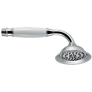 Novaservis Handdouches - Douchekop Retro, wit/chroom S160