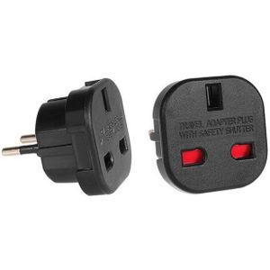 Maclean - MCE72 - Adapter UK naar EU - Voor Elektrische Apparaten