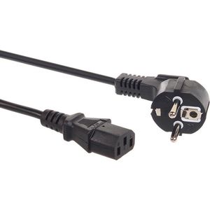Maclean - Voedingskabel 3-pins EU-stekkerlengte 3 m