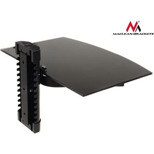 Maclean MC-663 1-Tier muur Floating Glass Shelf Support DVD Console PS3 Xbox