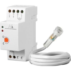 Maclean MCE83 licht switch on DIN rail met external detector