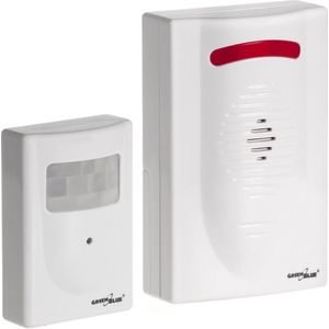 GreenBlue GB3400 bewegingsmelder alarm sensor draadloos signaal IP44 draadloos mini alarm DC3400, IP44, tot 120 m