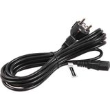 Maclean - MCTV-801 - Stroomkabel - 5M - EU-Stekker - 3 Polig