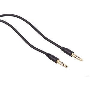 Maclean MCTV-816 3,5 mm jack plug naar 3,5 mm jack plug stereo audio zwart (3m)