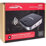 Audiocore AC830 Bluetooth 2-in-1 Adapter - Apt-X Audio Zender/Ontvanger