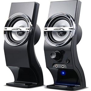Audiocore - AC805 - PC Luidsprekers - Zwart - Zilver