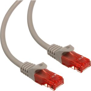 Maclean MCTV-300 S netwerkkabel Ethernet 2x RJ45 UTP Cat6 1000 Mbit/s (0,5 m, grijs)