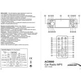 Audiocore - Autoradio - Bluetooth - USB - SD - Hands-free Kit - TFT Scherm 800x480