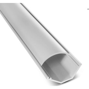 Maclean - Kabel maskeerstrip - 1.5m | 56x32mm - WIt met plakband