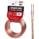 Luidsprekerkabel Maclean Speaker Audiokabel Hifi 50 m
