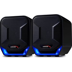 Audiocore - AC865 - Stereo Luidsprekers - Zwart - Compact