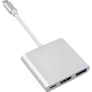 Adapter USB 3.1 C voor HDMI 4K + USB 3.0 + USB C Maclean