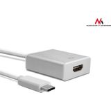 Maclean - MCTV-842 USB-kabel - USB 3.2 Gen 1 - Wit - 100 cm