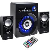 Audiocore - AC910 - Bluetooth Luidspreker - Zwart - 2.1-Systeem