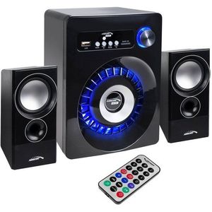 Audiocore - AC910 - Bluetooth Luidspreker - Zwart - 2.1-Systeem