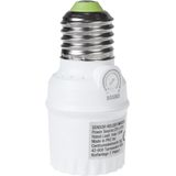 Maclean MCE232 lamphouder met geluidssensor E27 fitting adapter detectiebereik 360° sensor automatische verlichting 30dB - 90dB