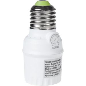 Maclean MCE232 - Lamphouder - Met Geluidssensor - E27 Fitting - Automatische Verlichting