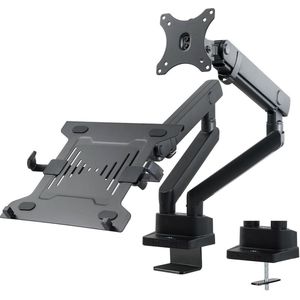 Maclean - MC-813 - Bureausteun - Zwart - Aluminium - 2x8kg