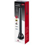Maclean - Binnenantenne TV Radioantenne DVB-T2 HEVC - LTE DAB FM 100dBμV
