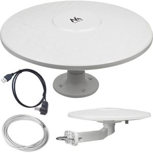 Maclean MCTV-947 - Antenne - TV ontvanger - De actieve multidirectionele antenne DVB-T2 HEVC -camper