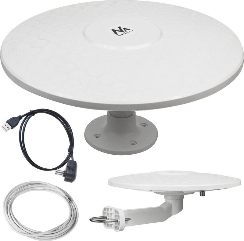 Maclean MCTV-947 - Antenne - TV ontvanger - De actieve multidirectionele antenne DVB-T2 HEVC -camper