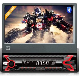 Audiocore AC9100 Auto Digitale Radio Zwart, Rood + Sony MDR-ZX110A Hoofdtelefoon