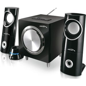 Audiocore AC790 - Computer Luidsprekerset - 2.1 - Bluetooth - USB / FM - JACK - SD / MMC - AUX