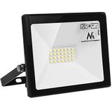 Maclean MCE520 CW LED schijnwerper IP65 waterdicht schijnwerper buitenverlichting licht Slim Premium 1600lm (koud wit 6000K, 20W) ..